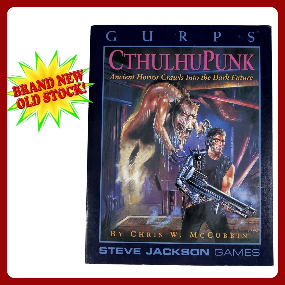 Steve Jackson Games GURPS CthulhuPunk RPG Sourcebook New